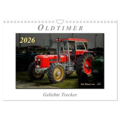 Oldtimer - geliebte Trecker (Wandkalender 2026 DIN A4 quer), CALVENDO Monatskalender