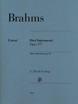 Henle Verlag Brahms 3 Intermezzi Klavier