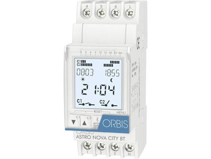 Orbis OB178012 Astro Nova City 230 Volt digitale verdelerklok