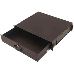 Digitus 19" Serverschrank Schublade für Tastaturen & Dokumente 2HE RAL9005 schwarz (DN-19 KEY-2U-SW)