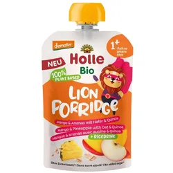 Pouchy - Lion Porridge Mango & Ananas mit Hafer & Quinoa 110g