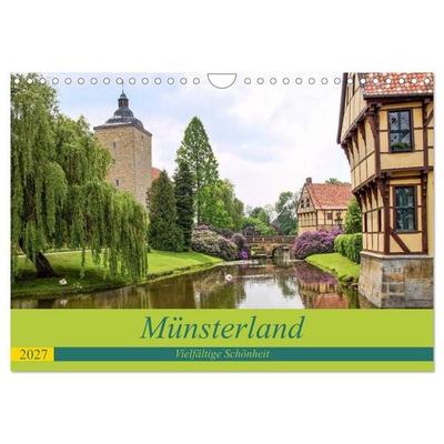 Münsterland - Vielfältige Schönheit (Wandkalender 2027 DIN A4 quer), CALVENDO Monatskalender