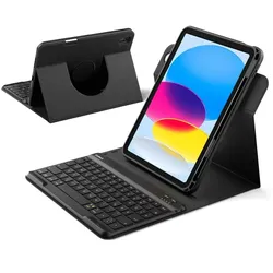 Inateck KB004 black 360 Bluetooth-Tastatur-Hülle für iPad