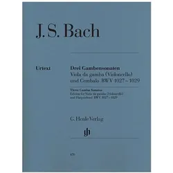 Drei Gambensonaten. Viola da gamba (Violoncello) und Cembalo BWV 1027-1029, Fachbücher von Johann Sebastian Bach, Ernst-Günter Heinemann