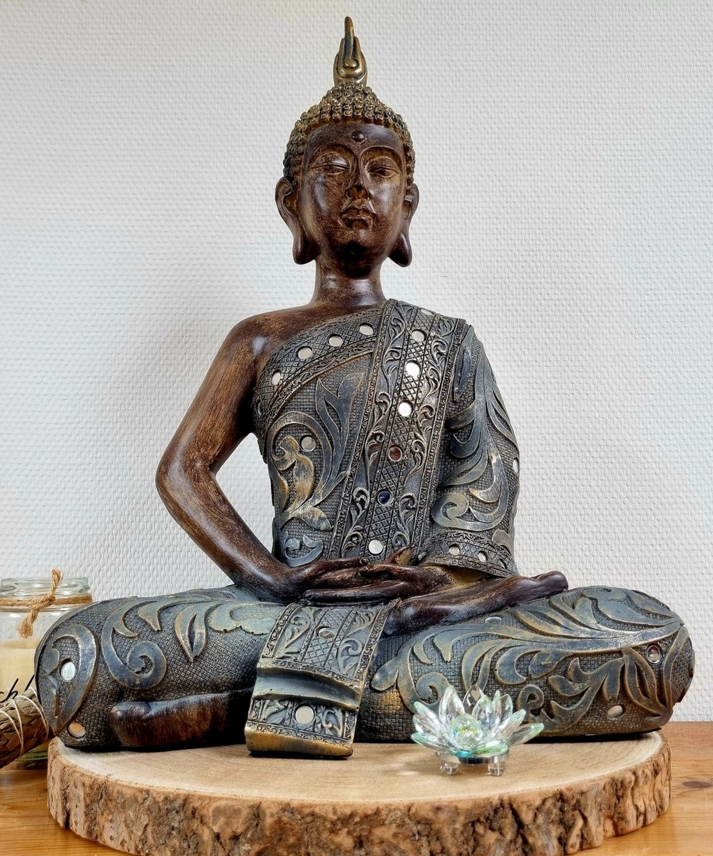 XL Thaise Boeddha Zittend 51 cm
