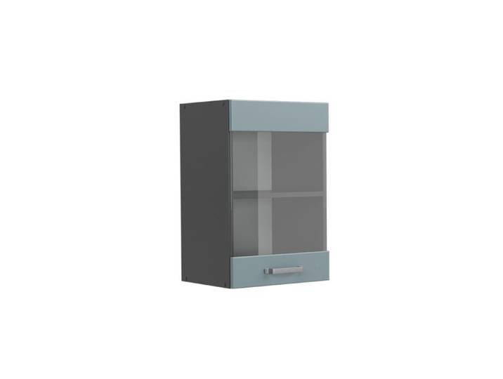 Armoire en verre R-Line 40cm Bleu-gris/Anthracite Vicco 41069
