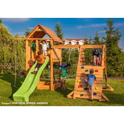FUNGOO Spielturm Klettergerüst FORTRESS Spider+