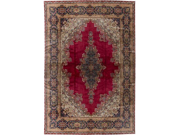 Kerman Rawar Antik Teppich 351x497 Handgeknüpft Orientteppich Perserteppich