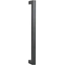 Halcö, Türgriff + Türgarnitur, Stossgriff HT, 20 x 20 x 500 mm, Schwarzstahl geölt (Türgriff)