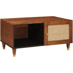 vidaXL Couchtisch 80 x 50 x 40 cm Massivholz Mango