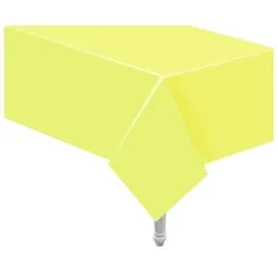 Papier Tischdecke gelb