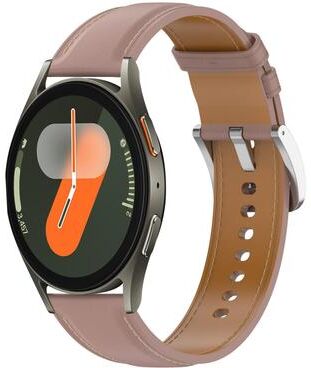 Everyday Crate Samsung Galaxy Watch 7 Genuine Leather Watch Band Quick Release Replacement Strap dark Pink