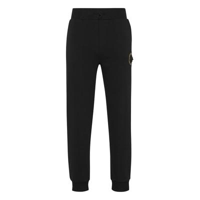 Jogginghose PLEIN SPORT "Tiger", Herren, Gr. 3XL, US-Größen, schwarz (02, schwarz), Obermaterial: 59% Baumwolle, 41% Polyester, Hosen Jogginghose
