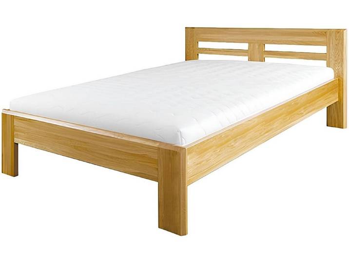 Xlmoebel Holzbett Massives Holzbett im Hotel-Design aus echtem Holz (1-tlg., Bett), Hergestellt in Europa