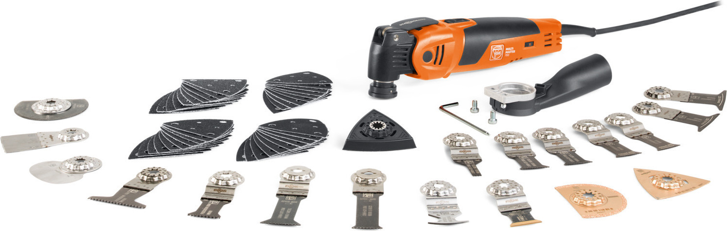 FEIN MM 700 Max Top, Schneiden, Schleifen, Sägen, Schwarz, Orange, 19500 OPM, 10000 OPM, 4°, 96 dB