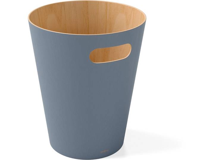 Papierkorb Umbra Woodrow 7.5 l Blau - Papierkorb