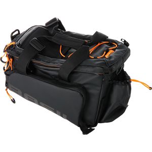 Basil Gepäckträgertasche Miles XL MIK2.0, schwarz-orange, 36 Liter, Schultertasche, wasserdicht, reflektierend
