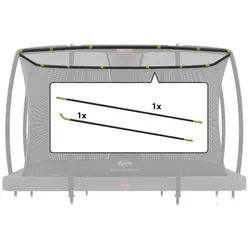 BERG Fiberglasstangen-Set für Ultim Sicherheitsnetz Deluxe 330, 2-tlg.
