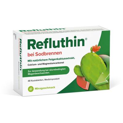 Refluthin bei Sodbrennen Kautabletten Minze 48 St