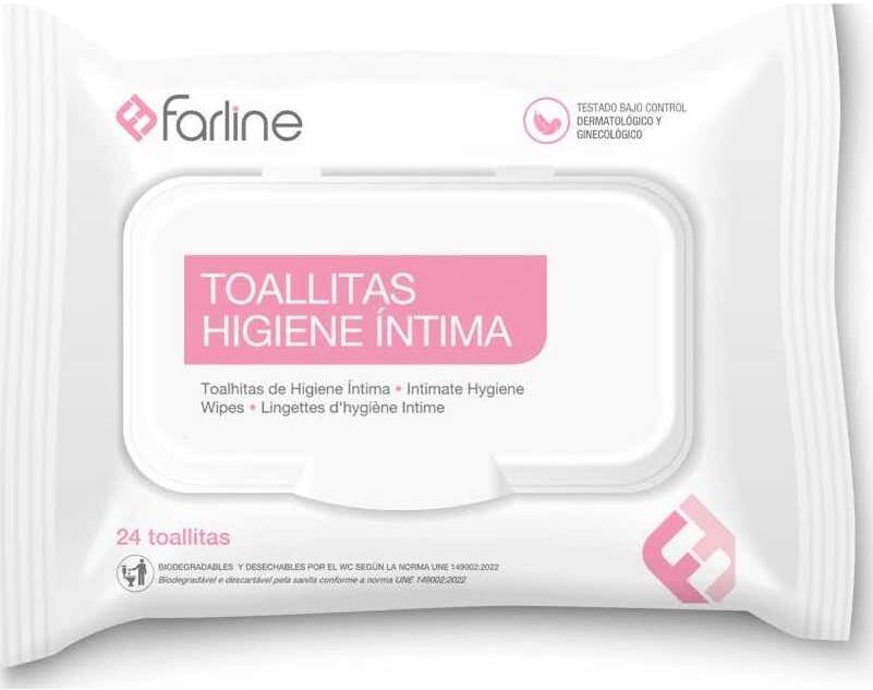 Farline Toallitas Higiene Íntima 24uds