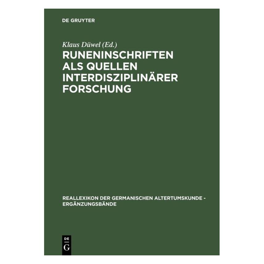 De Gruyter Nowak,S.:Runeninschriften als Quellen (Deutsch, Hardcover, Sean Nowak) (66438320)