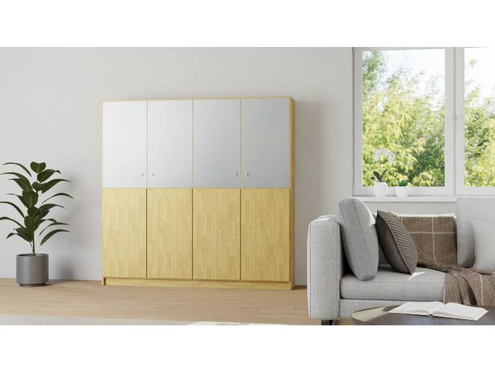 Buffetschrank mit Griffen Eiche