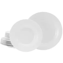 CreaTable BASE Weiss Tafelservice 12-tlg Porzellan