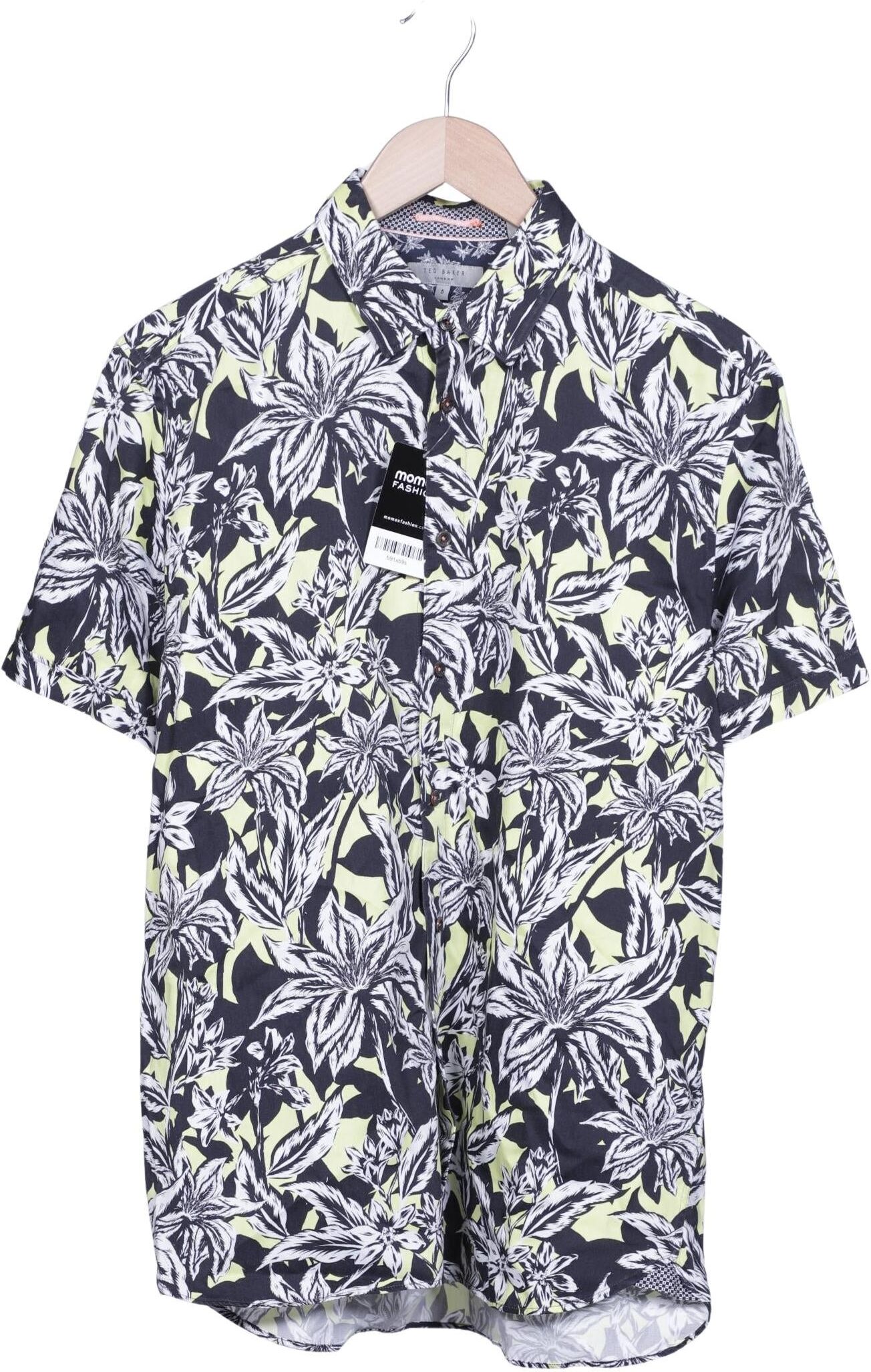 TED Baker Herren Hemd, Mehrfarbig, Gr. XL (Ted Baker 5), Baumwolle - Second Hand