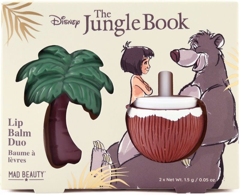 Mad Beauty The Jungle Book Lip Balm Duo Lip Balm 2x1.5 g