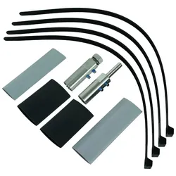 Dehn 819148 Anschlussset mit Montagematerial für HVI long Leitung D 23mm grau HVI LO ASS RAV KF 23 V2A HVILOASSRAVKF23V2A