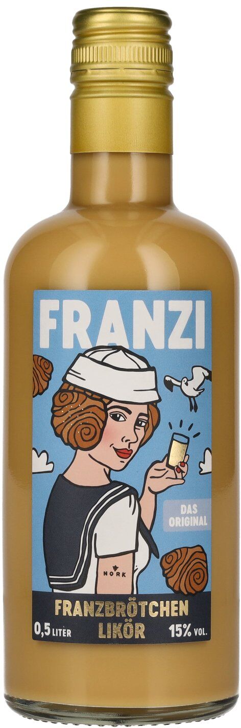 Franzi Likör Franzi Franzbrötchen Likör 15% Vol. 0,5l