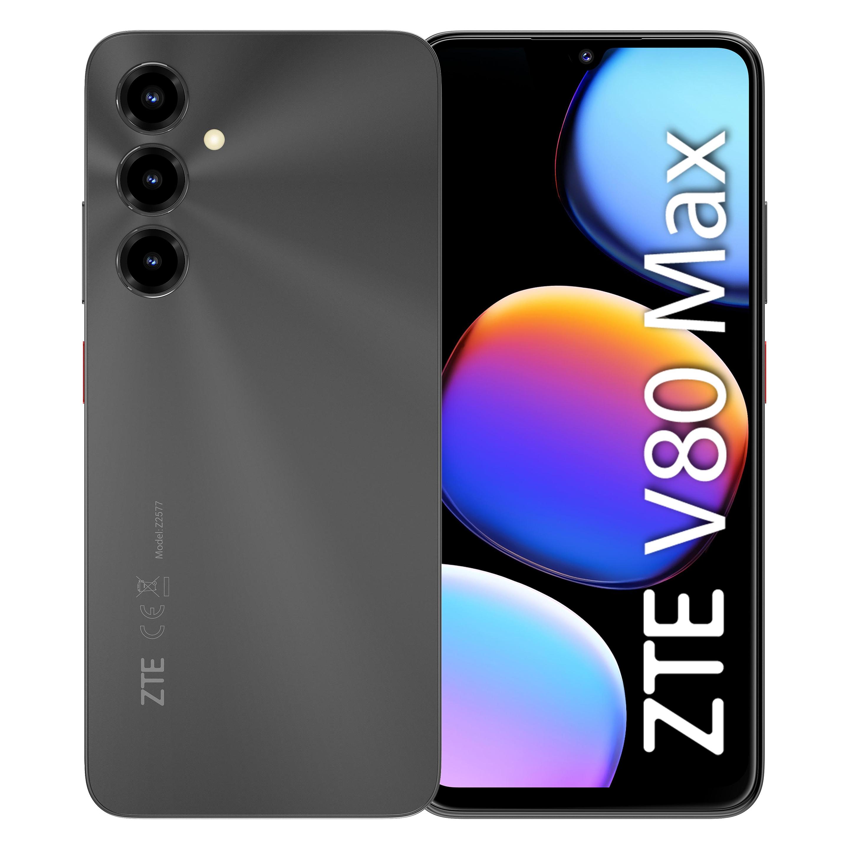 ZTE V80 MAX 4+128 BLACK (128 GB, Space Black, 6.90", Hybrid Dual SIM, 4G) (V80MAX4BLK)