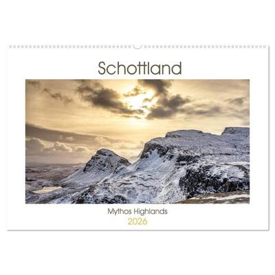 Schottland - Mythos Highlands (Wandkalender 2026 DIN A2 quer), CALVENDO Monatskalender