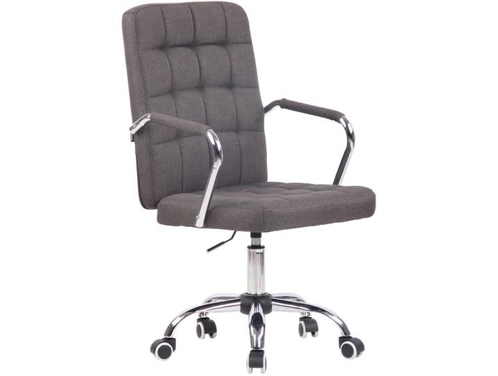 Fauteuil De Bureau Terni Gris Foncé Tissu