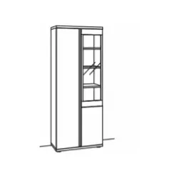 Venjakob Barola Vitrine 9139 VERSANDKOSTENFREI