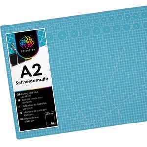 OfficeTree Schneidematte 193, A2, blau, 60 x 45cm, selbstheilend