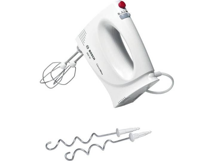 Bosch Handrührer, CleverMixx, 350 W, Weiß, rot, MFQ3030