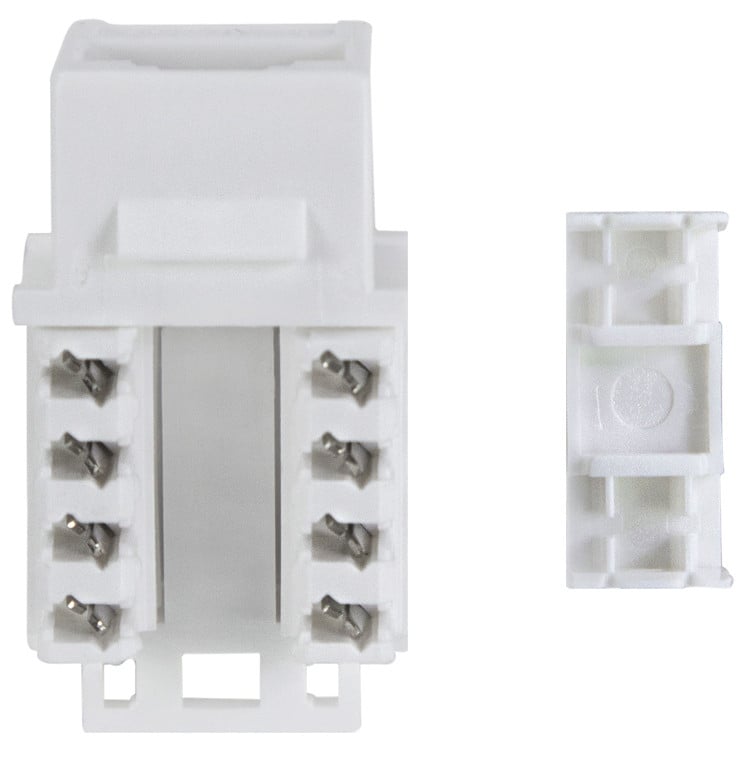 LogiLink Professional NK4056 Keystone-module Cat.6 Klasse E onbeschermd met IDC-aansluiting