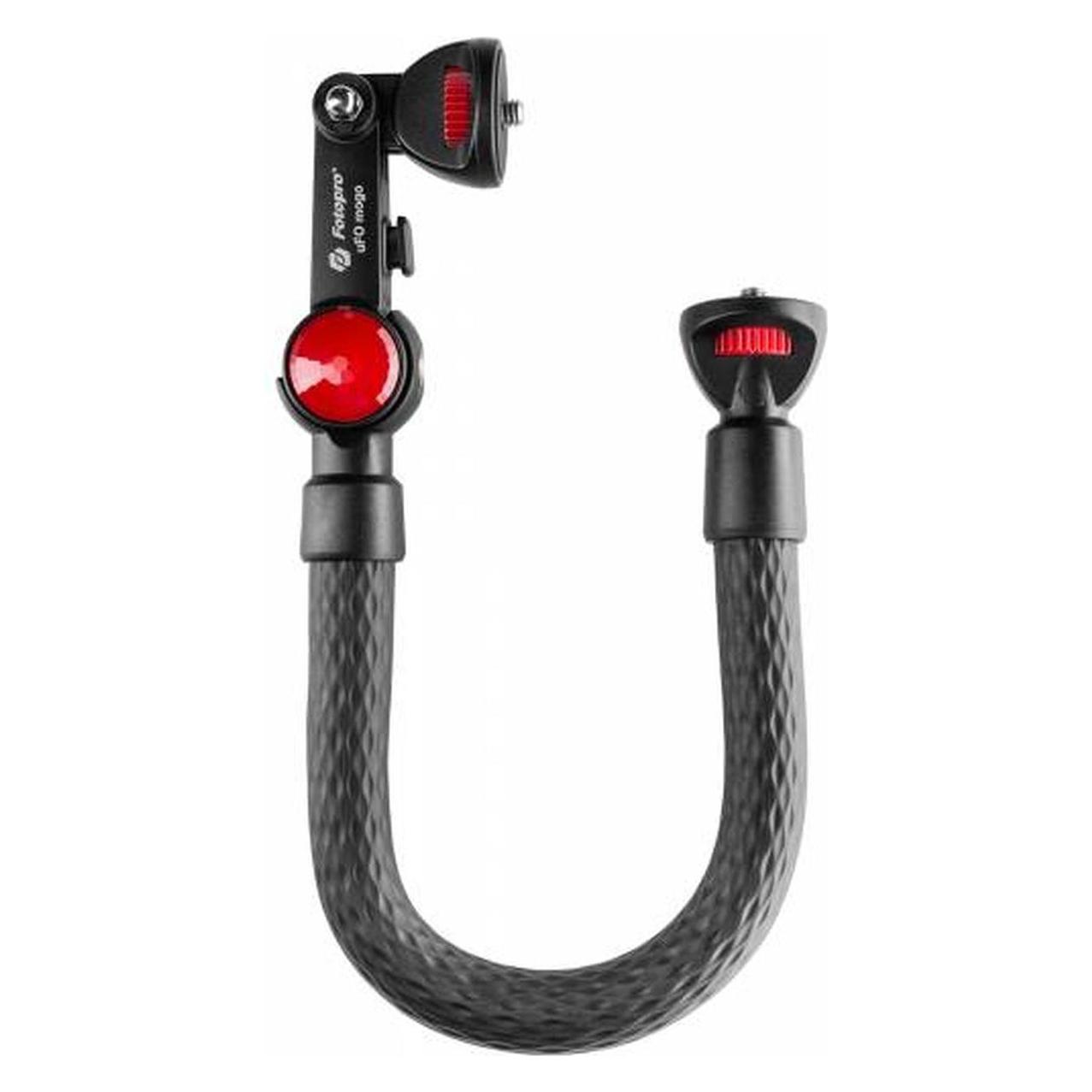 Fotopro UFO Mogo Basis Stativ mit 2x Telefonhalterung & Bluetooth Fernbedienung (Metall) (UFO Mogo Basic Black+Red)