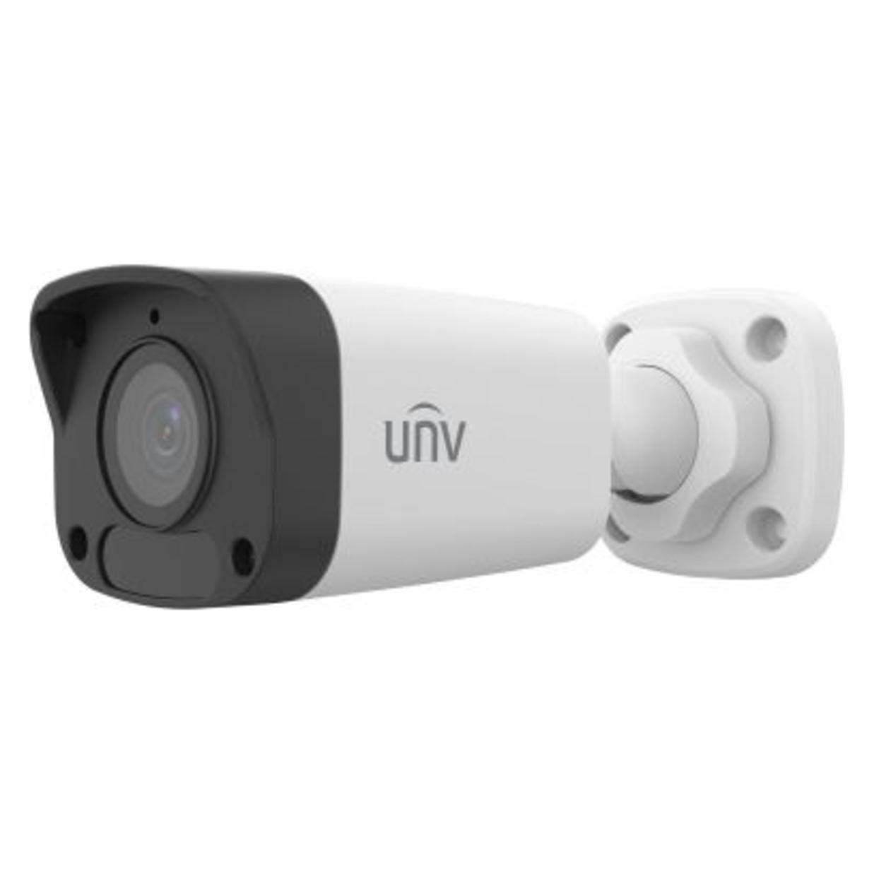 Uniview EasyBasic 4MP-Röhrenkamera, mit 2,8-mm-Festobjektiv, Mikrofon (A2-Serie) (IPC2124LB-AF28-A2)