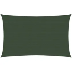 vidaXL Sonnensegel 160 g/m2 Dunkelgrün 2,5x5 m HDPE Balcon Atmos Modell