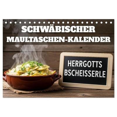 Schwäbischer Maultaschen-Kalender (Tischkalender 2027 DIN A5 quer), CALVENDO Monatskalender