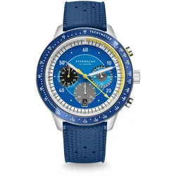 STERNGLAS - TACHYMETER 2.0  - blau - Kautschuk 20 dunkelblau  / 44 MM