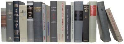 Booth & Williams Decorative Books - Vintage Granite Books - Grey Books By The Foot