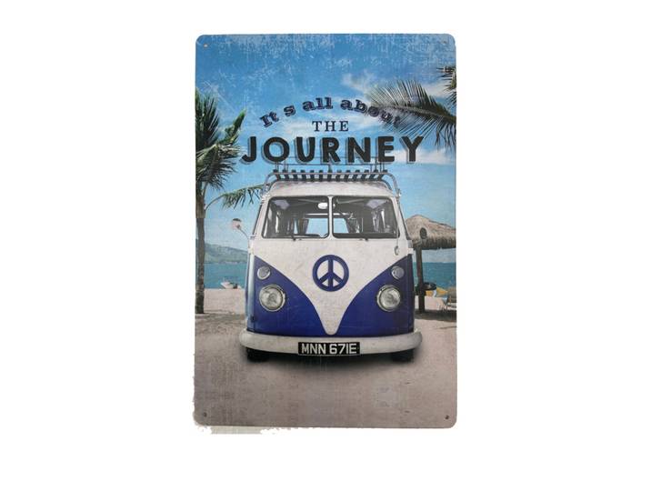 Plaque publicitaire Van - It s All about the Journey