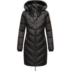 MARIKOO Damen Modischer Wintermantel Winter Steppmantel mit Kapuze Armasaa