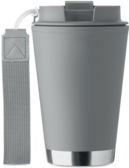 TOPIZ Gobelet double paroi 300 ml Gris Pierre