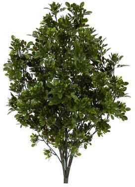 Nearly Natural 2.5' Tea Leaf Artificial Plant UV Resistant (Indoor/Outdoor)
