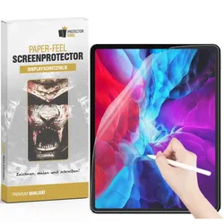 1x Paperfeel für iPad Pro 12.9 2022 Displayschutz Schreiben Malen Skizzieren matt Anti-Reflex entspiegelt Screen-Protector