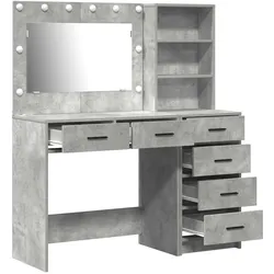 vidaXL, Schminktisch, Betont Grauer Schminktisch (41 x 78.50 x 135 cm)